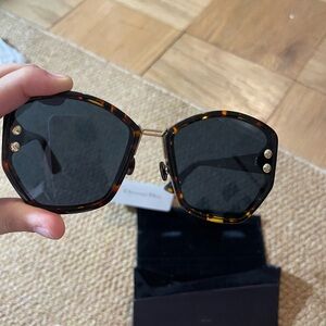 Dior Tortoise and Gold Sunglasses